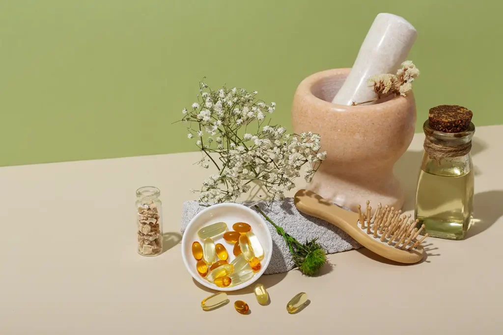 phytotherapy-products-arrangement-high-angle